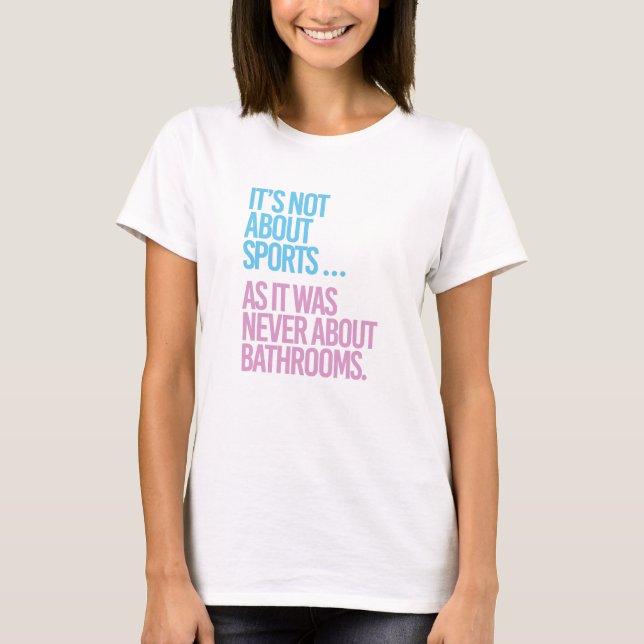 Camiseta No se trata de deportes (Anverso)