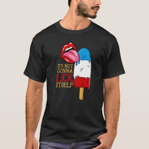 Camiseta No se va a lamer el 4 de julio Popsicl