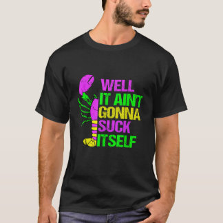 Camiseta No se va a suicidar con el gracioso Mardi Gras Fie