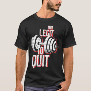 Camiseta No se vaya de Barbell Bodybuilding Workout Gym Wei