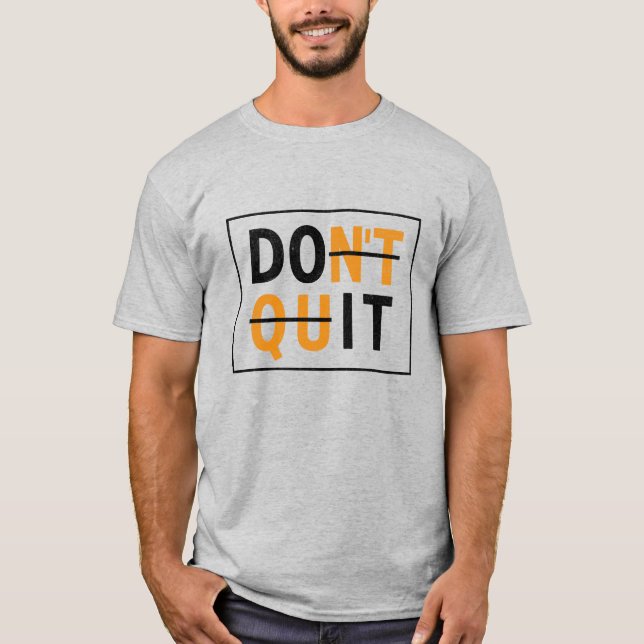 Camiseta No se vaya - ¡Hazlo! ¡Motivación, inspiración de c (Anverso)