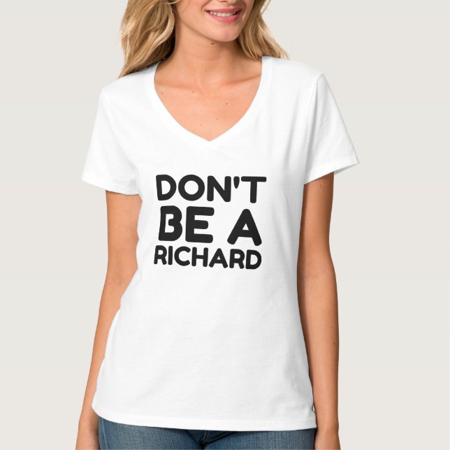 CAMISETA NO SEA RICHARD (Anverso)