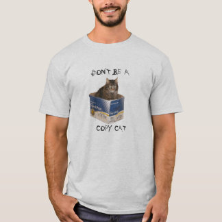 Camiseta No sea un gato de la copia