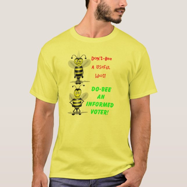 Camiseta No sea un idiota útil (Anverso)