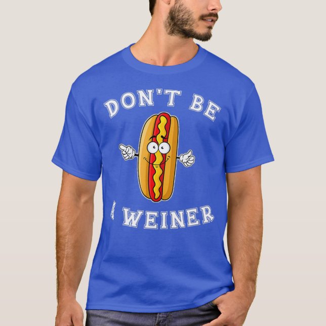 Camiseta No sea un regalo divertido para perros calientes m (Anverso)