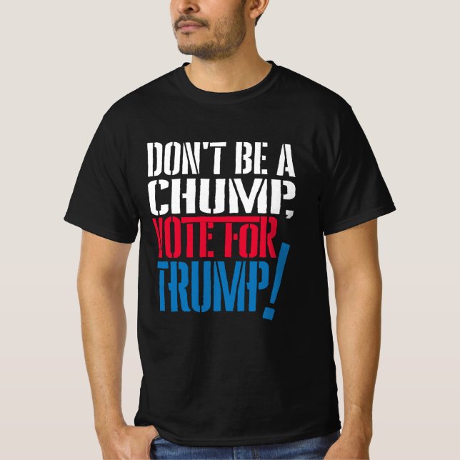 Camiseta no sea un voto a favor de trump (Anverso)