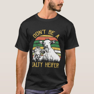 Camiseta No sea una granja de vacas de altitud salada, nuev