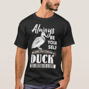 Camiseta No sea una impresión de Duck Idea labrador
