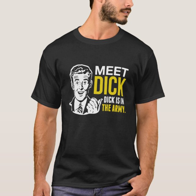 Camiseta No sea una marina de guerra de Dick (Anverso)