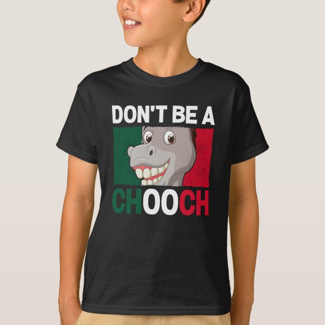 Camiseta No seas burro escocés humor italiano (Anverso)