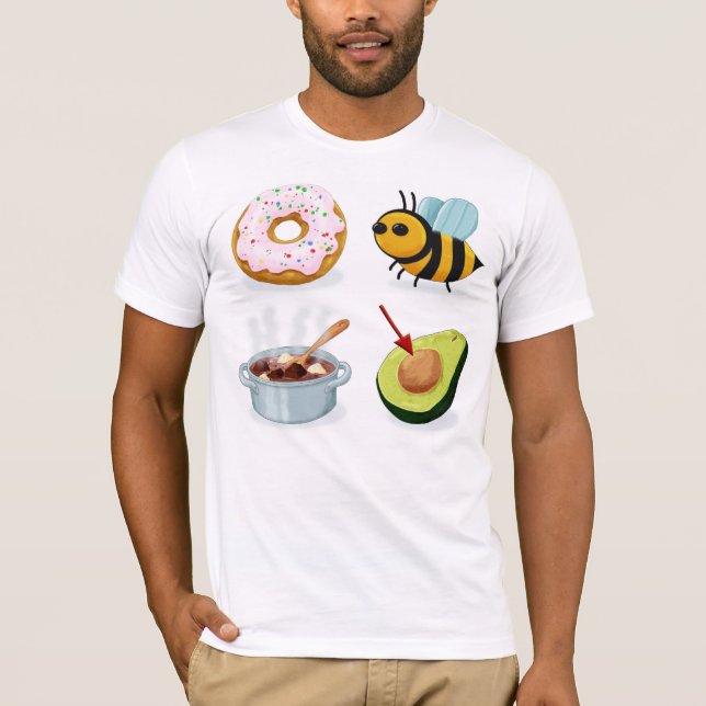 Camiseta No Seas Estúpido Rebus (Frente) (Anverso)