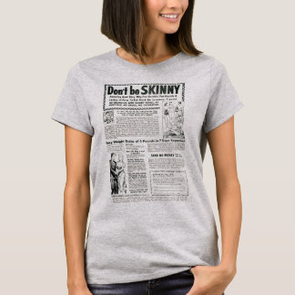 Camiseta No seas flaco anuncio vintage