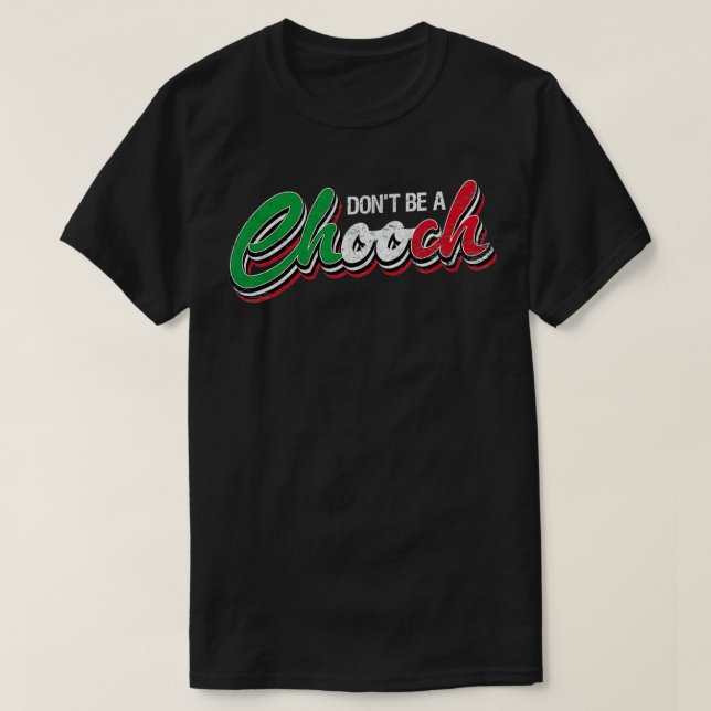Camiseta No seas gracioso humor italiano de jerga de papá j (Diseño del anverso)