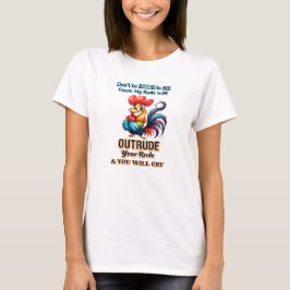 Camiseta No seas grosero gallo