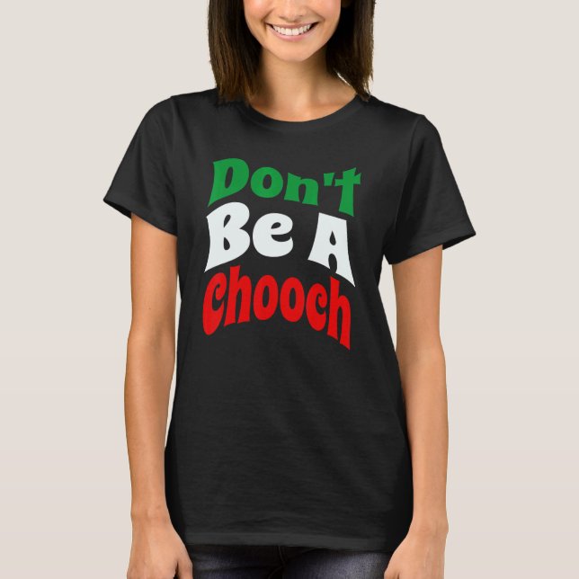 Camiseta No seas jerga escocesa italiana (Anverso)