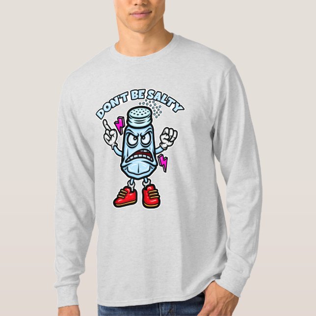 Camiseta No seas salado, Ilustracion gracioso (Anverso)