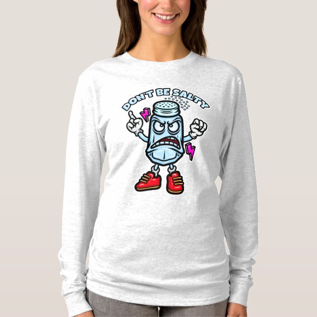 Camiseta No seas salado, Ilustracion gracioso (Anverso)