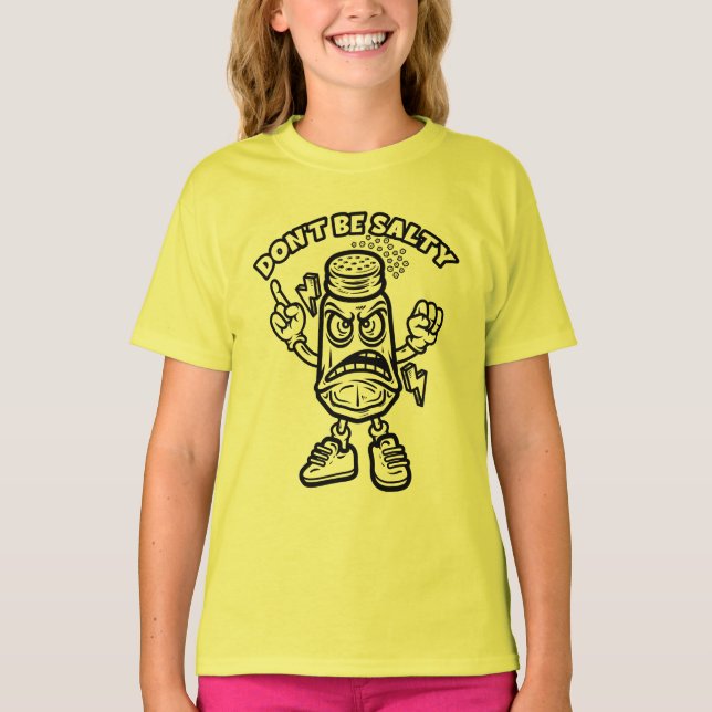 Camiseta No seas salado, Ilustracion gracioso (Anverso)