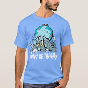 Camiseta No seas tonto retro en el planeta Tierra divertida