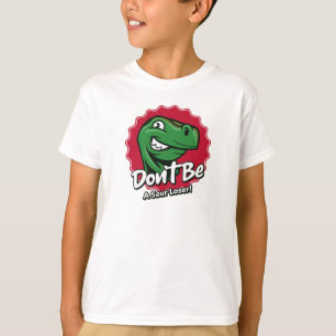 Camiseta No seas un dinosaurio perdedor de los saurios