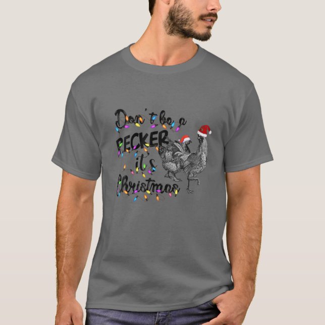 Camiseta No seas un idiota, es una cita de Navidades (Anverso)