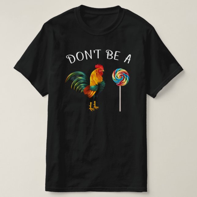 Camiseta no seas un monstruo de sucker (Diseño del anverso)
