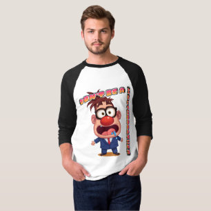 Camiseta No Seas Un Respirador Bucal Raglan