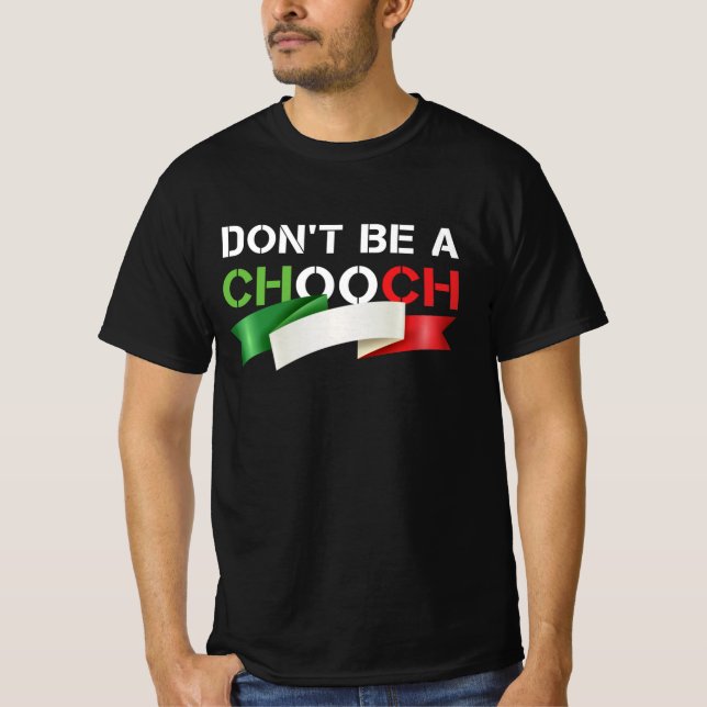 Camiseta No seas una jerga italiana divertida (Anverso)