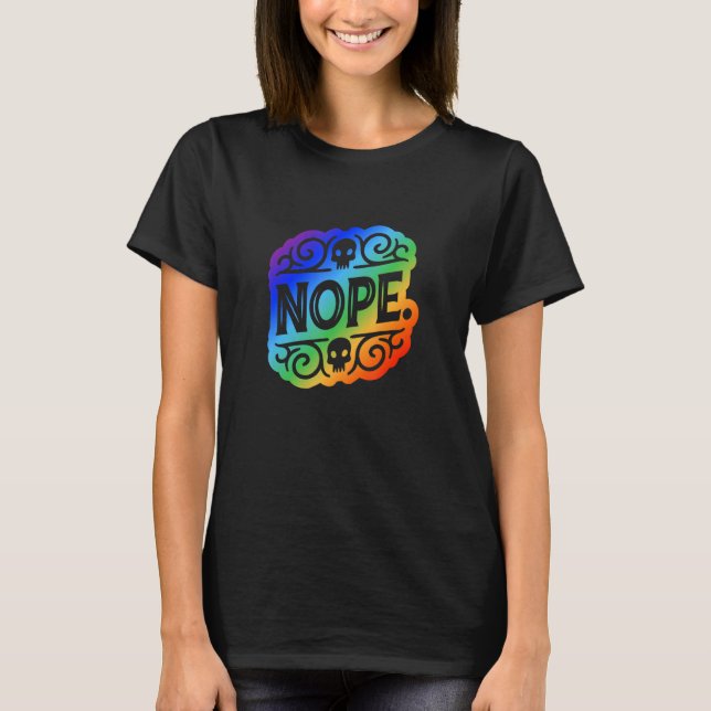 Camiseta No seas una persona sí, solo di no a veces 9 (Anverso)