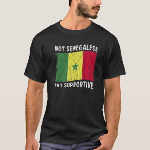 Camiseta No senegaleses, sino inspiradores de la bandera na