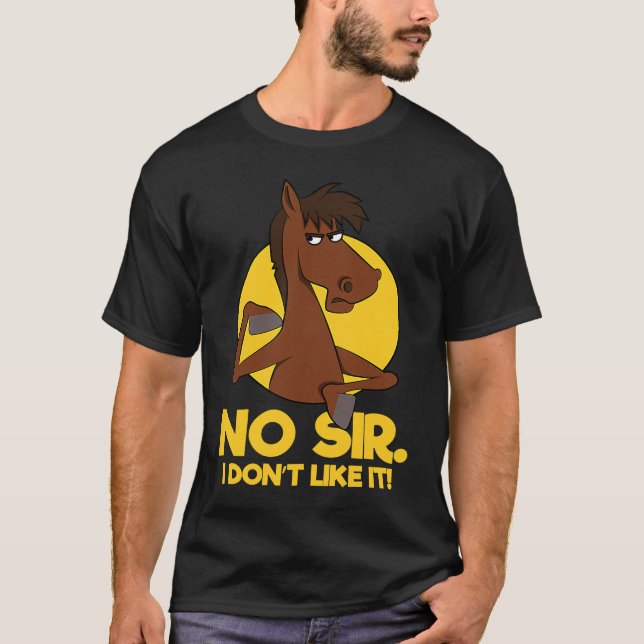 Camiseta No Señor No Me Gusta Sr Caballo (Anverso)