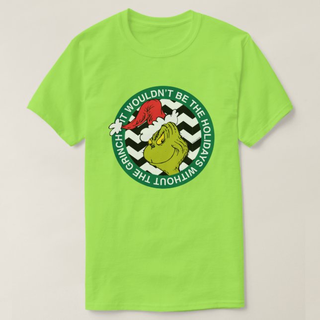 Camiseta No Serían las Fiestas Sin Grinch (Diseño del anverso)