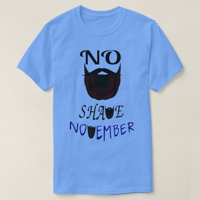 Camiseta No Shave Novemeber (Diseño del anverso)