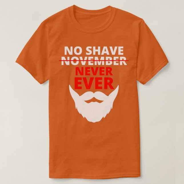 Camiseta No Shave Noviembre nunca Classic TShirt (Diseño del anverso)