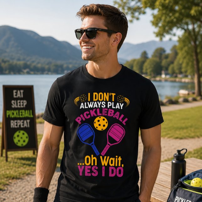 Camiseta No Siempre Juego Pickleball (Subido por el creador)
