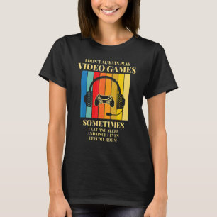 Camiseta No Siempre Juego Videojuegos  Chicos Jugadores Ado