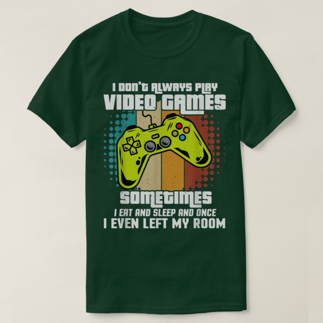 Camiseta No siempre juego videojuegos divertidos Gami (Diseño del anverso)