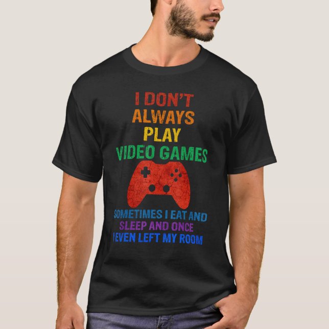 Camiseta No Siempre Juego Videojuegos Jugadores B (Anverso)