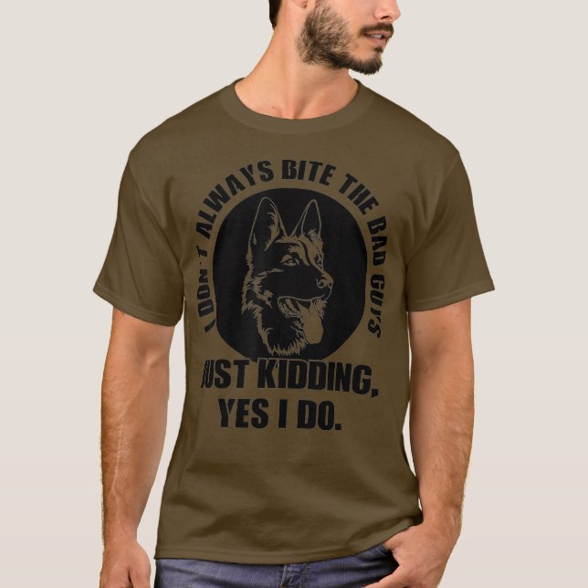 Camiseta No siempre muerdan a los chicos malos Sí (Anverso)