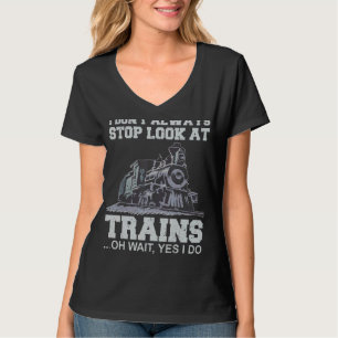 Camiseta No siempre paro de mirar el tren