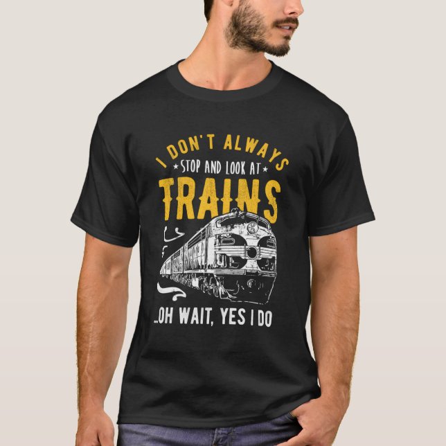 Camiseta No Siempre Paro De Mirar El Tren De Fletes (Anverso)