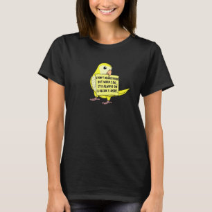 Camiseta No Siempre Soy Poop, Pero Cuando... I amarillo mon