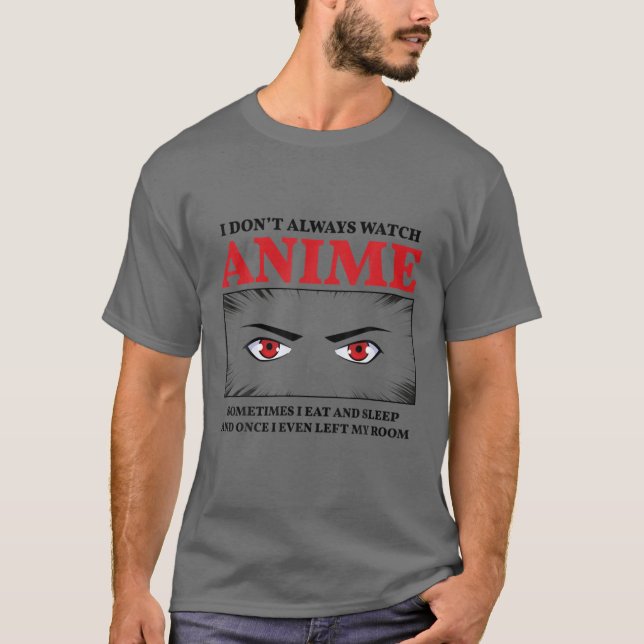 Camiseta No siempre veo a Anime (Anverso)