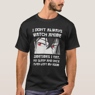 CAMISETA NO SIEMPRE VEO A ANIME A VECES COMO Y VENDO