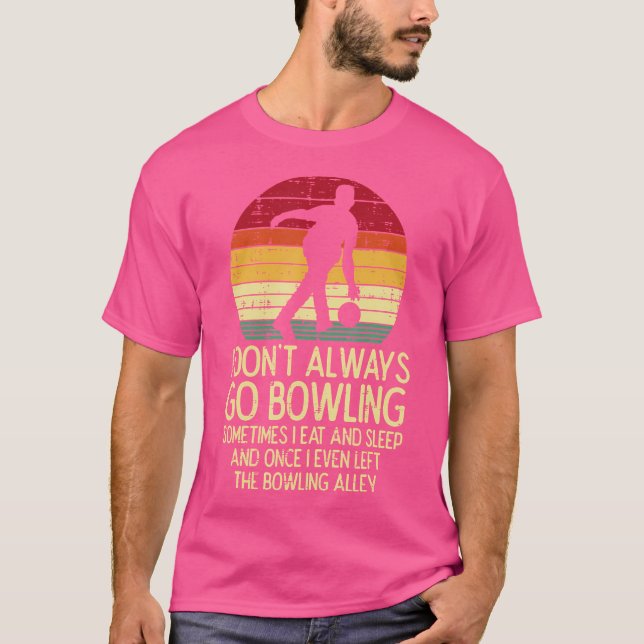 Camiseta No siempre voy a Bowling Sunset Bowler (Anverso)