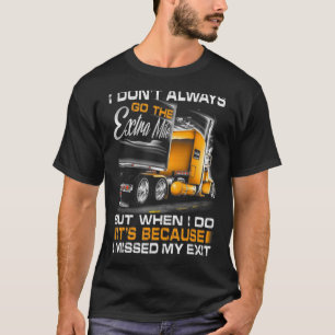 Camiseta No siempre voy a la milla extra