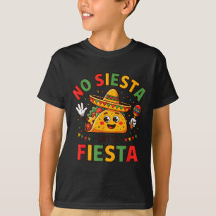 Camiseta No Siesta Vamos a Fiesta Cinco De Mayo Parte de Ta