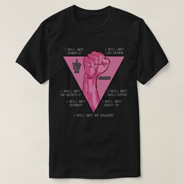 Camiseta no silencioso2025 (Diseño del anverso)