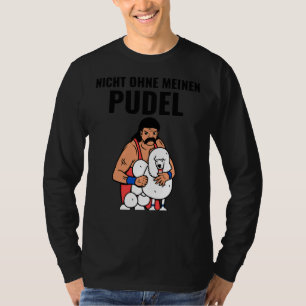 Camiseta No sin mi caniche