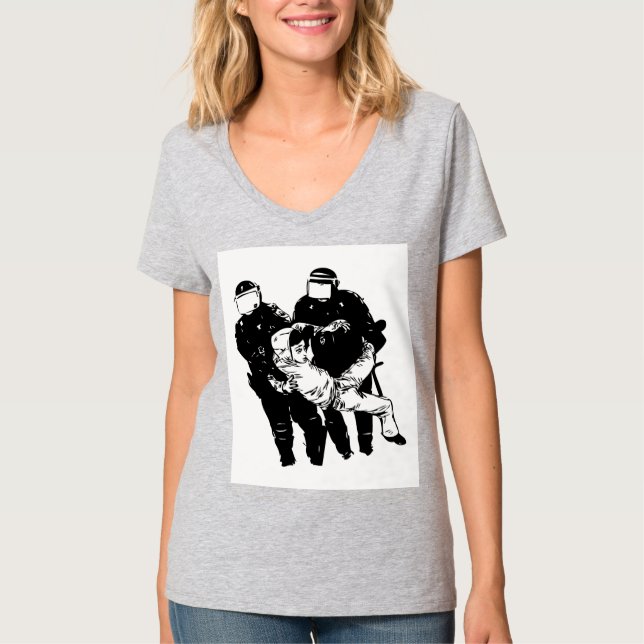Camiseta No sin una lucha (Anverso)